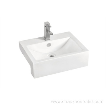 new design rectangular shape table top bathroom basin